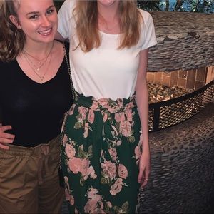 Blue Rain (Francesca’s) Floral Jumpsuit